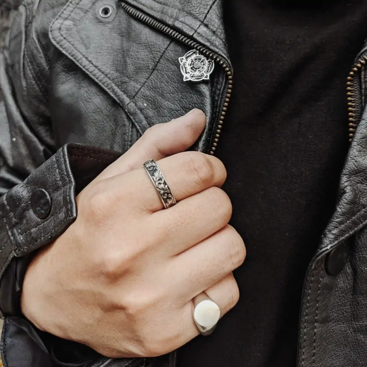 Nhẫn bạc s925 Nami Space Baroque RT020