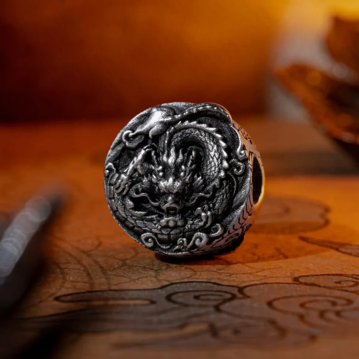 Alternative view of Charm bạc s925 Nami Space Long Quy II CR0071