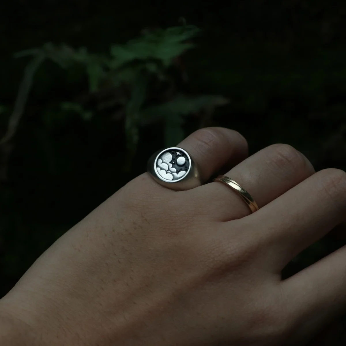 Alternative view of Nhẫn bạc s925 Nami Space Hoàng hôn RS028