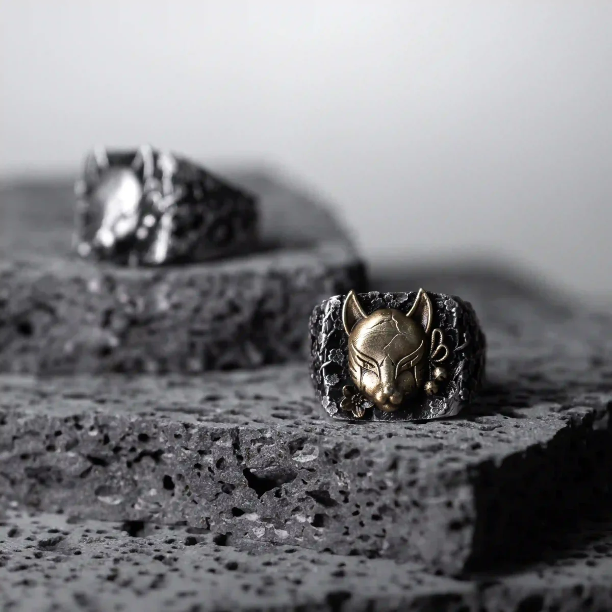 Nhẫn bạc s925 Nami Space Nhẫn Kitsune RS045