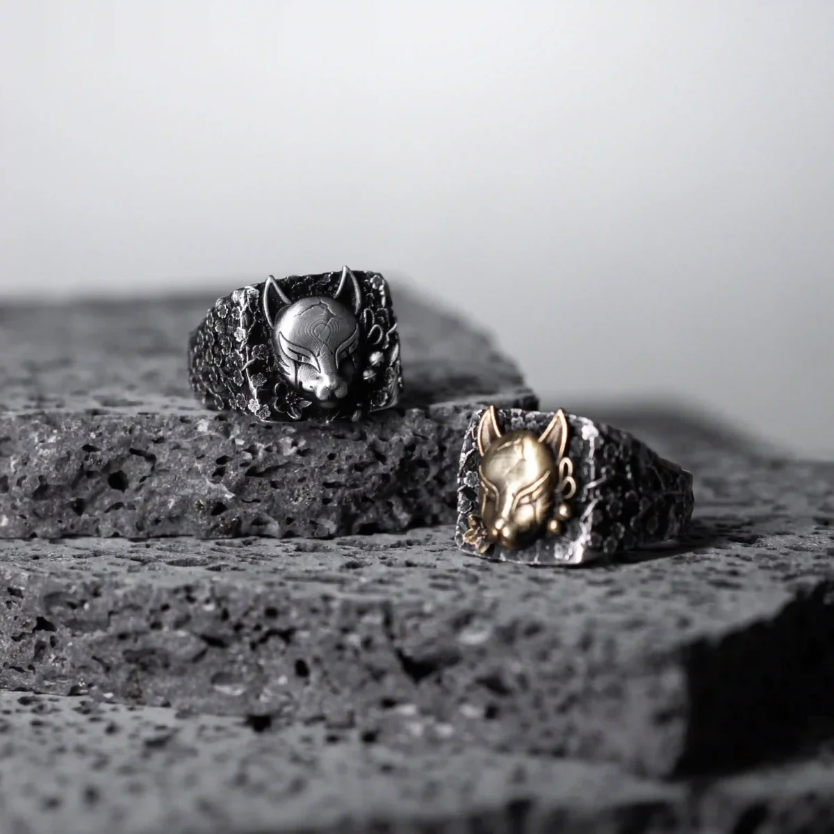 Nhẫn bạc s925 Nami Space Nhẫn Kitsune RS045