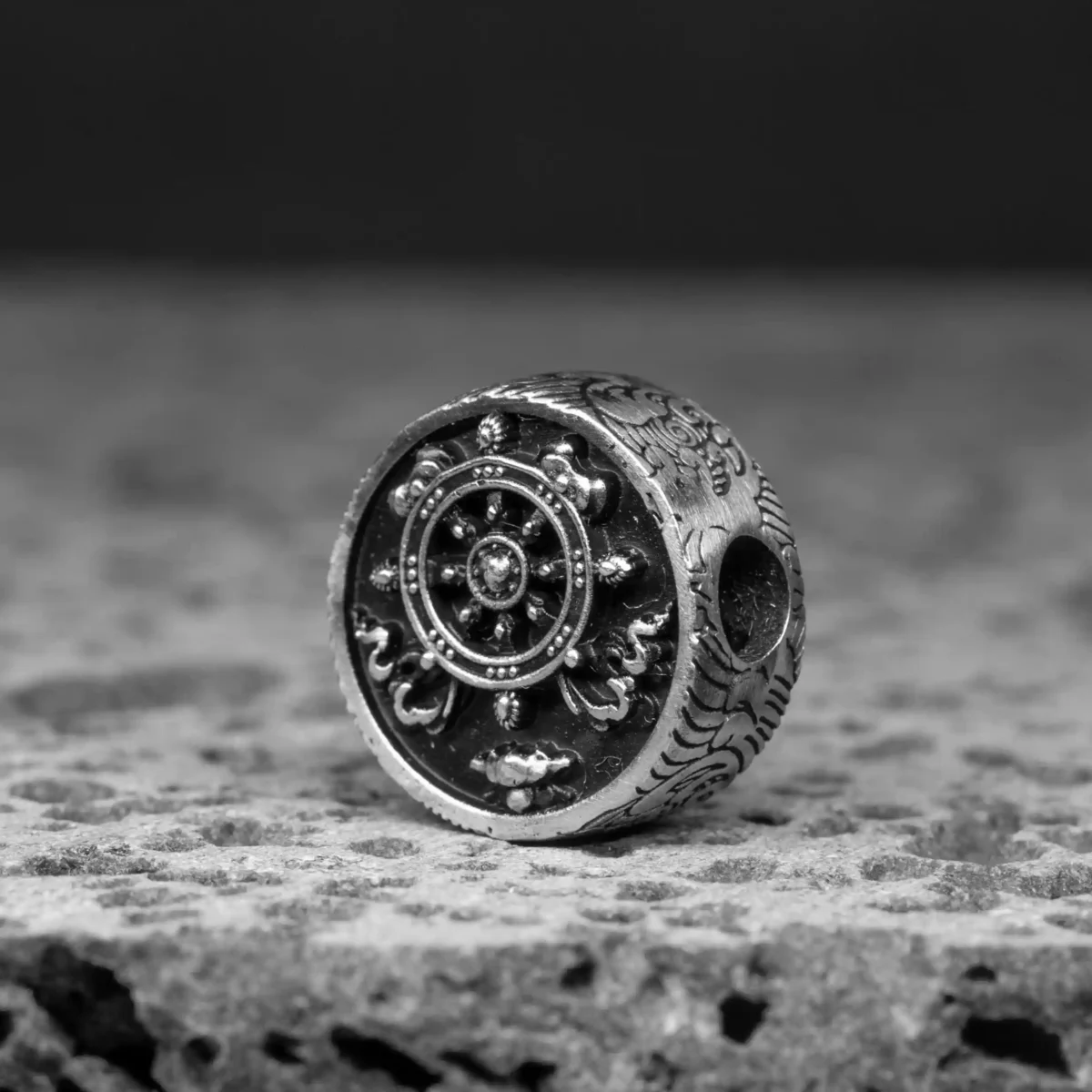 Alternative view of Charm bạc s925 Nami Space Pháp Luân CR0037