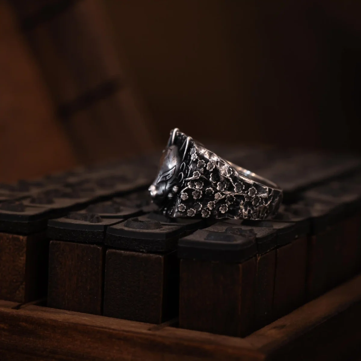 Nhẫn bạc s925 Nami Space Nhẫn Kitsune RS045