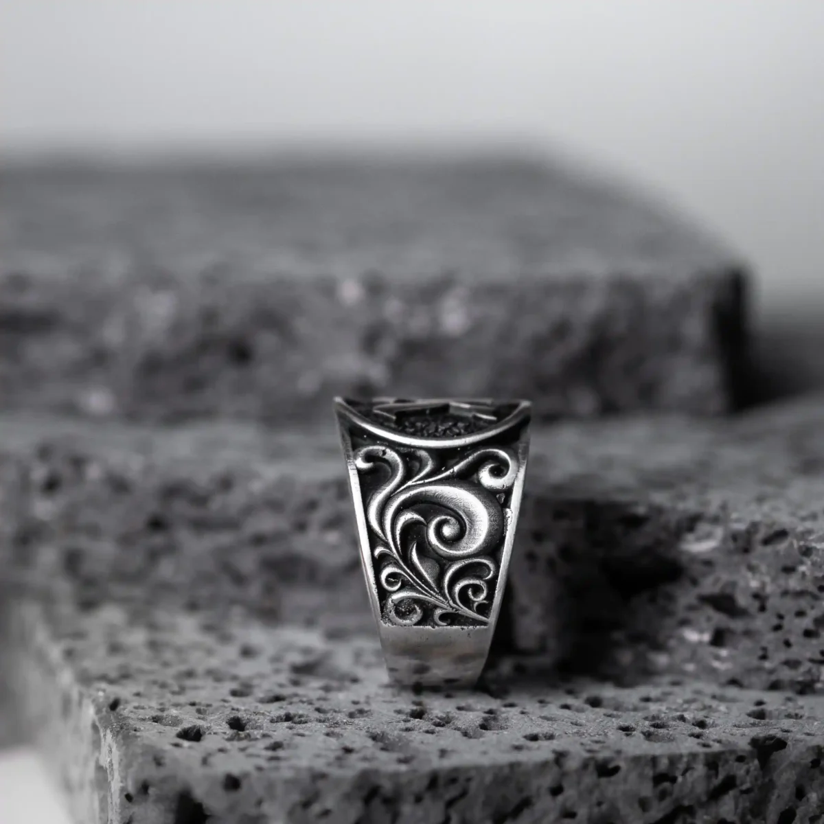 Nhẫn bạc s925 Nami Space Nhẫn Kí Hiệu K RS047