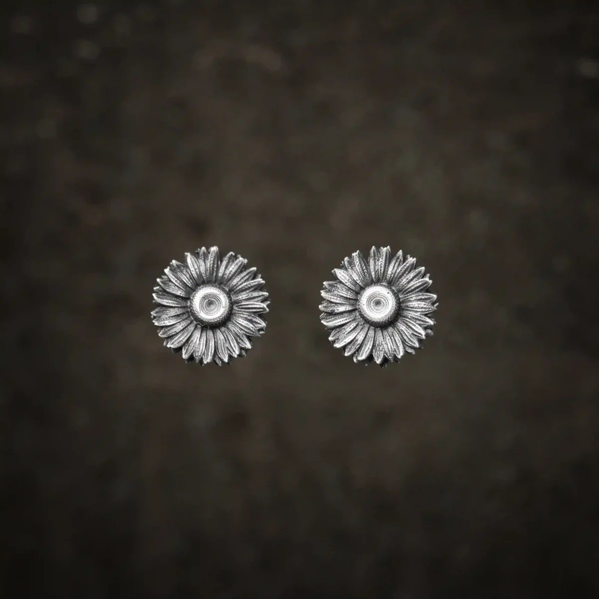 Alternative view of Khuyên tai bạc s925 Nami Space Cúc Hoạ Mi ER0053