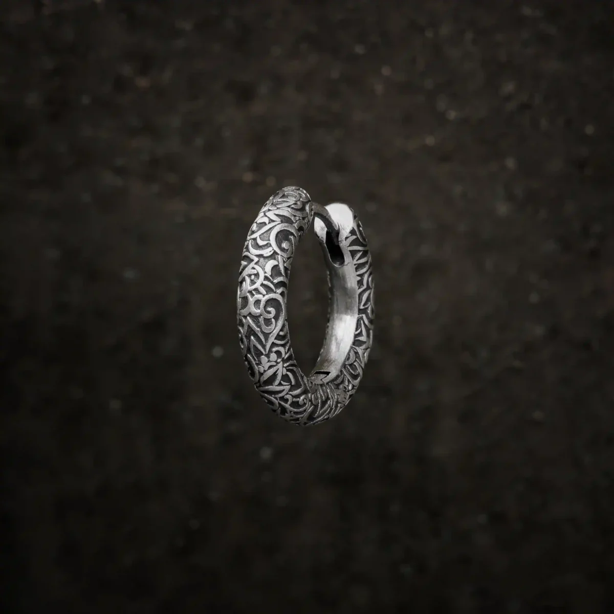 Alternative view of Khuyên tai bạc s925 Nami Space Filigree ER0068