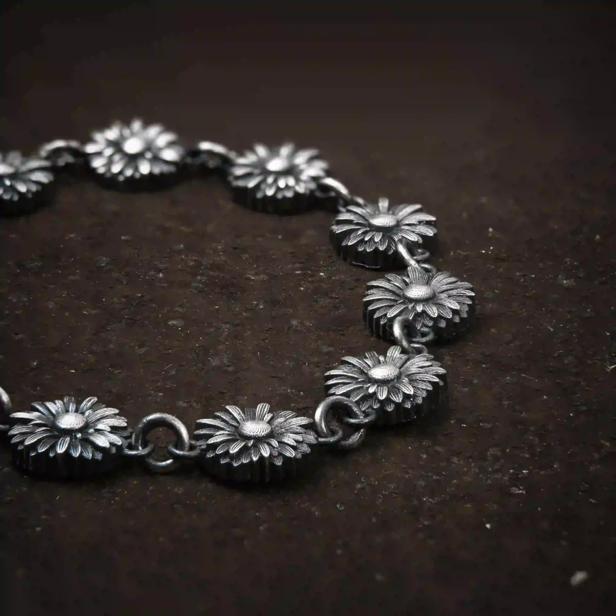 Alternative view of Vòng tay bạc s925 Nami Space Vòng tay Flora BC003