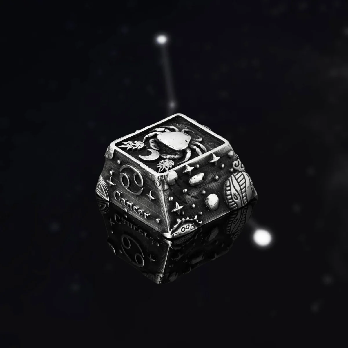 Alternative view of Keycap 1u bạc s925 Nami Space Cự Giải KC090