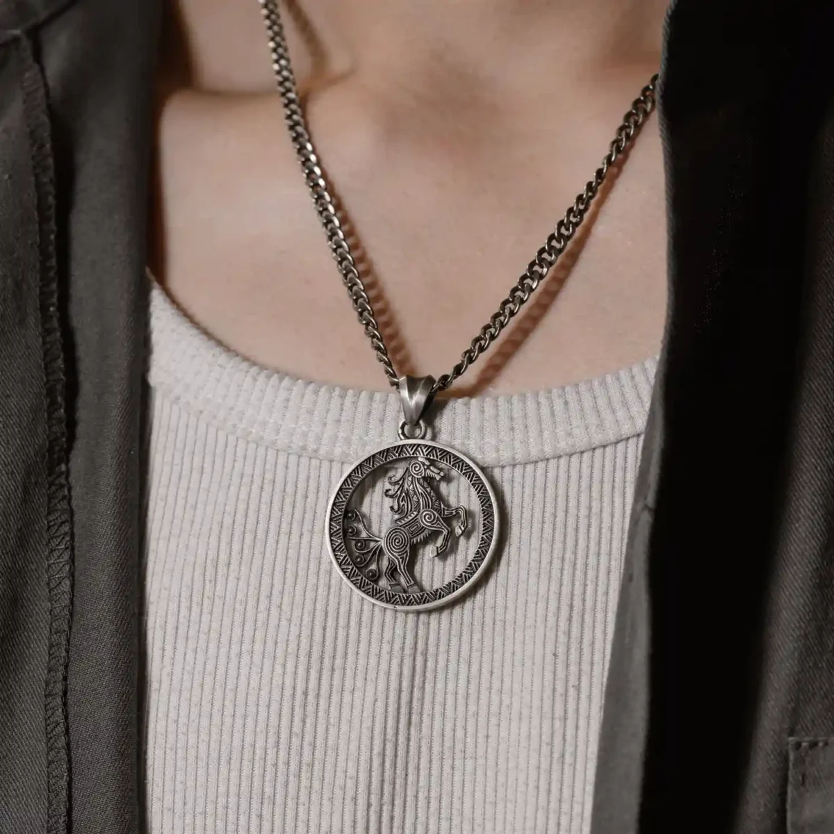 Alternative view of Mặt dây chuyền bạc s925 Nami Space Mã Linh MV004