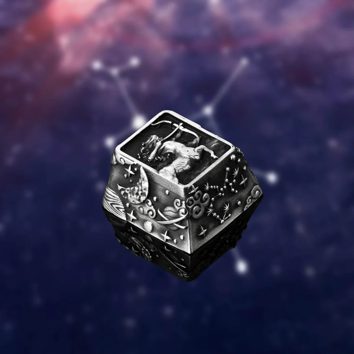 Alternative view of Keycap 1u bạc s925 Nami Space Nhân Mã KC092