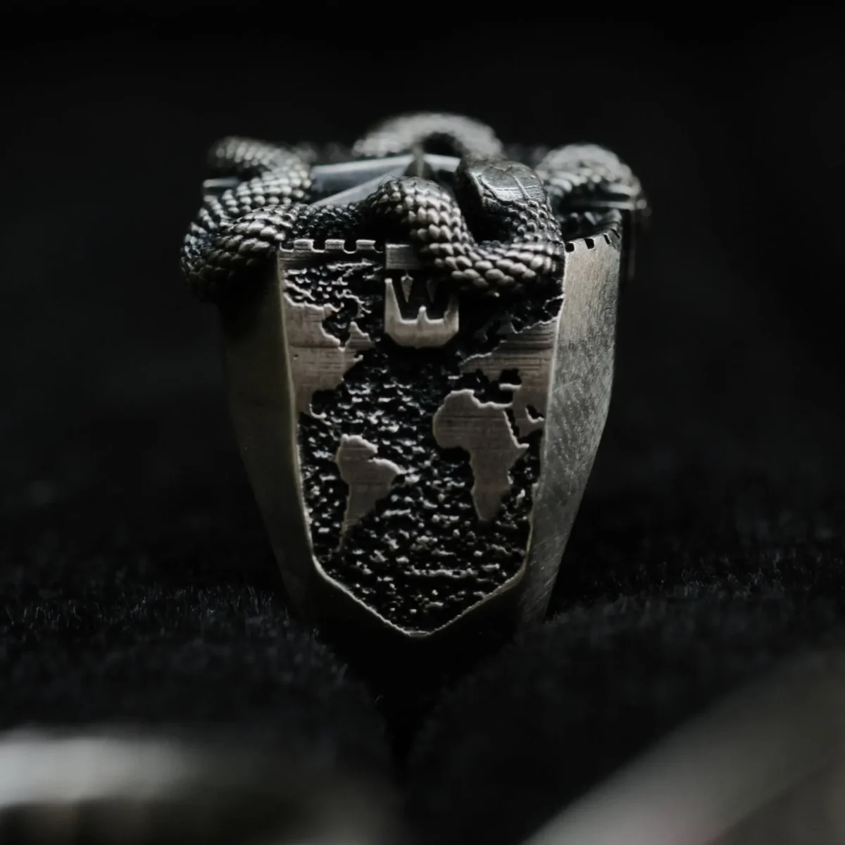 Alternative view of Nhẫn bạc 925 Nami Space AEGIS FOUR WINDS RS053