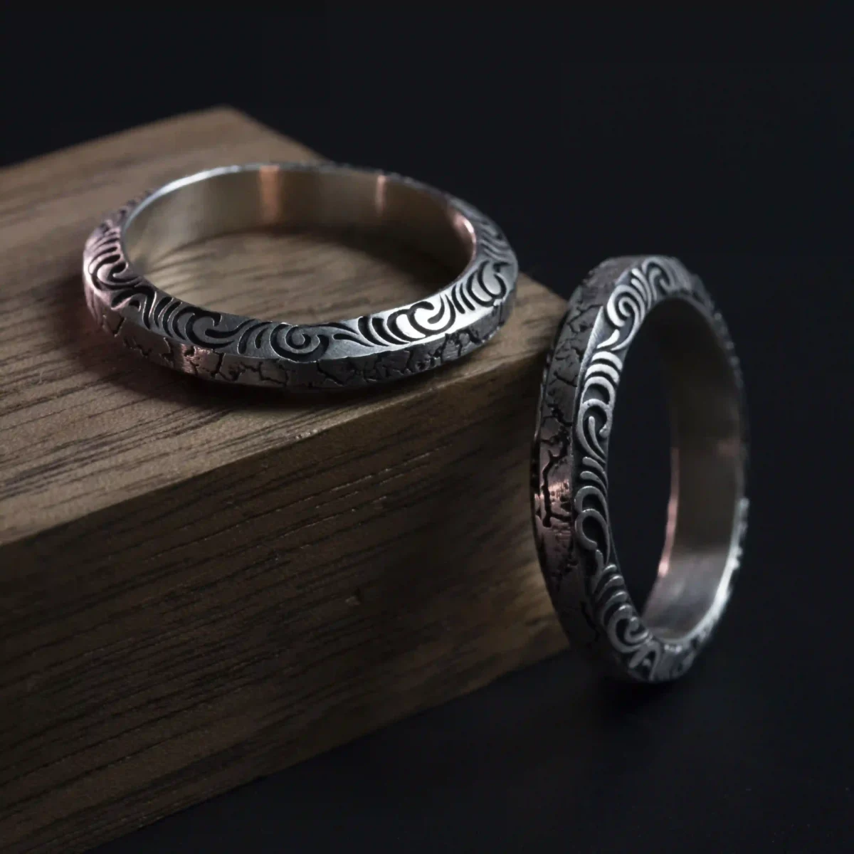 Alternative view of Nhẫn bạc s925 Nami Space Phong Vân Nổi RT044