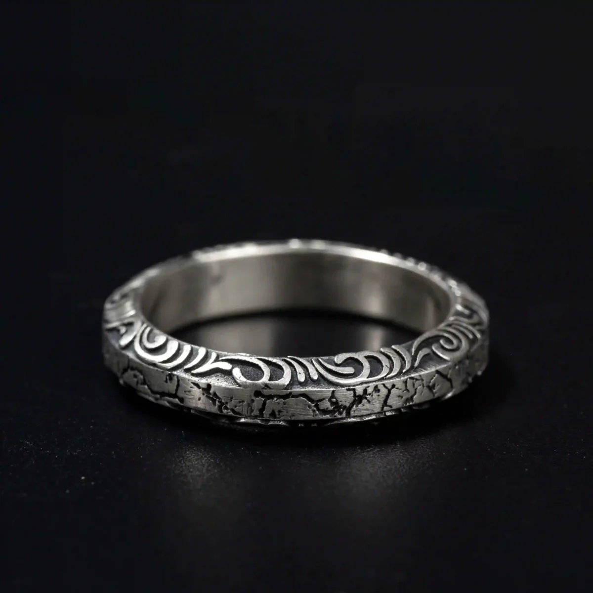 Nhẫn bạc s925 Nami Space Phong Vân Nổi RT044