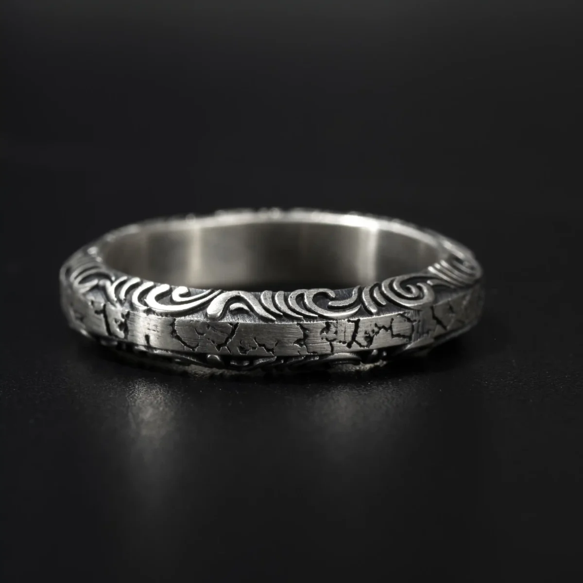 Nhẫn bạc s925 Nami Space Phong Vân Nổi RT044