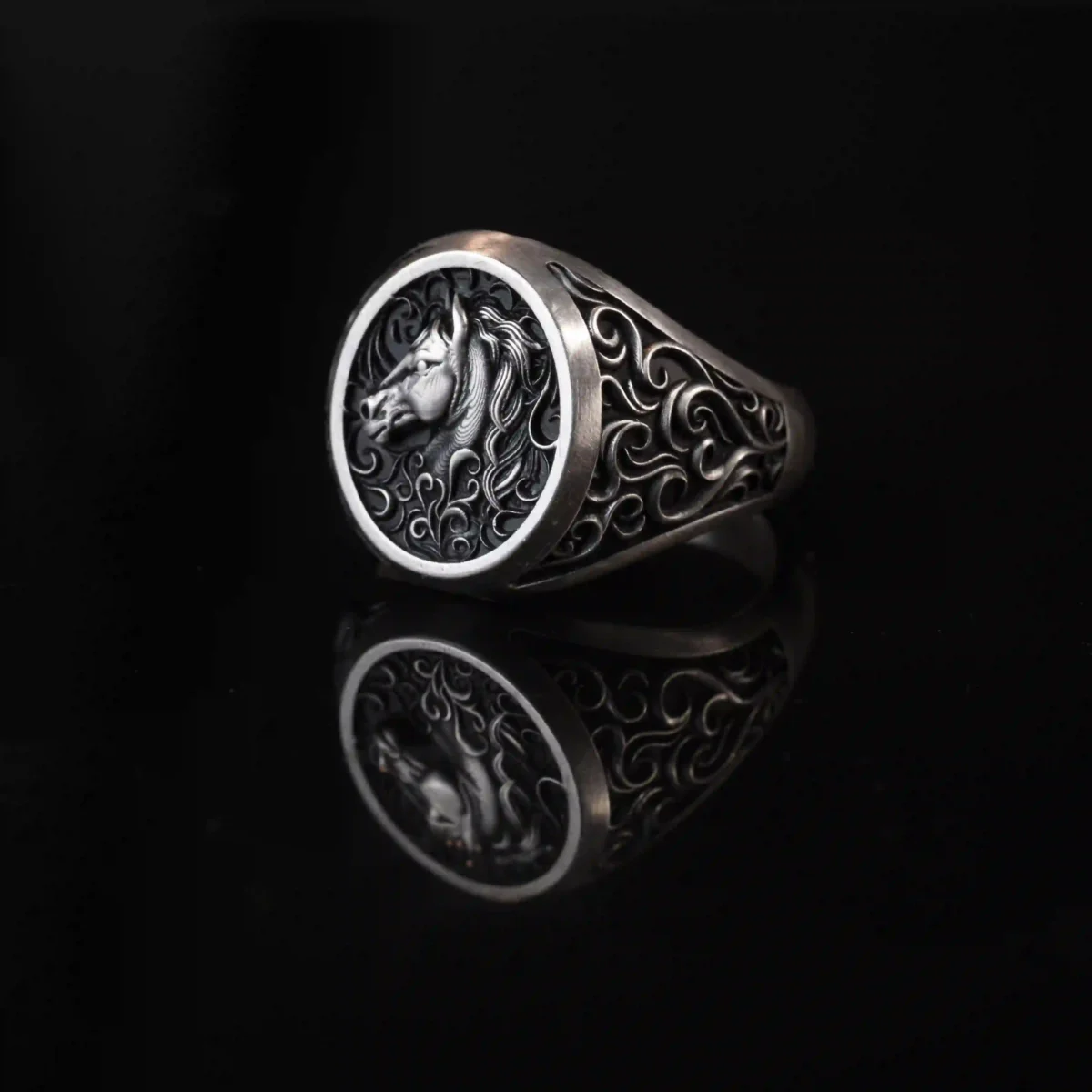 Alternative view of Nhẫn bạc s925 Nami Space RS065 Equus Noctis