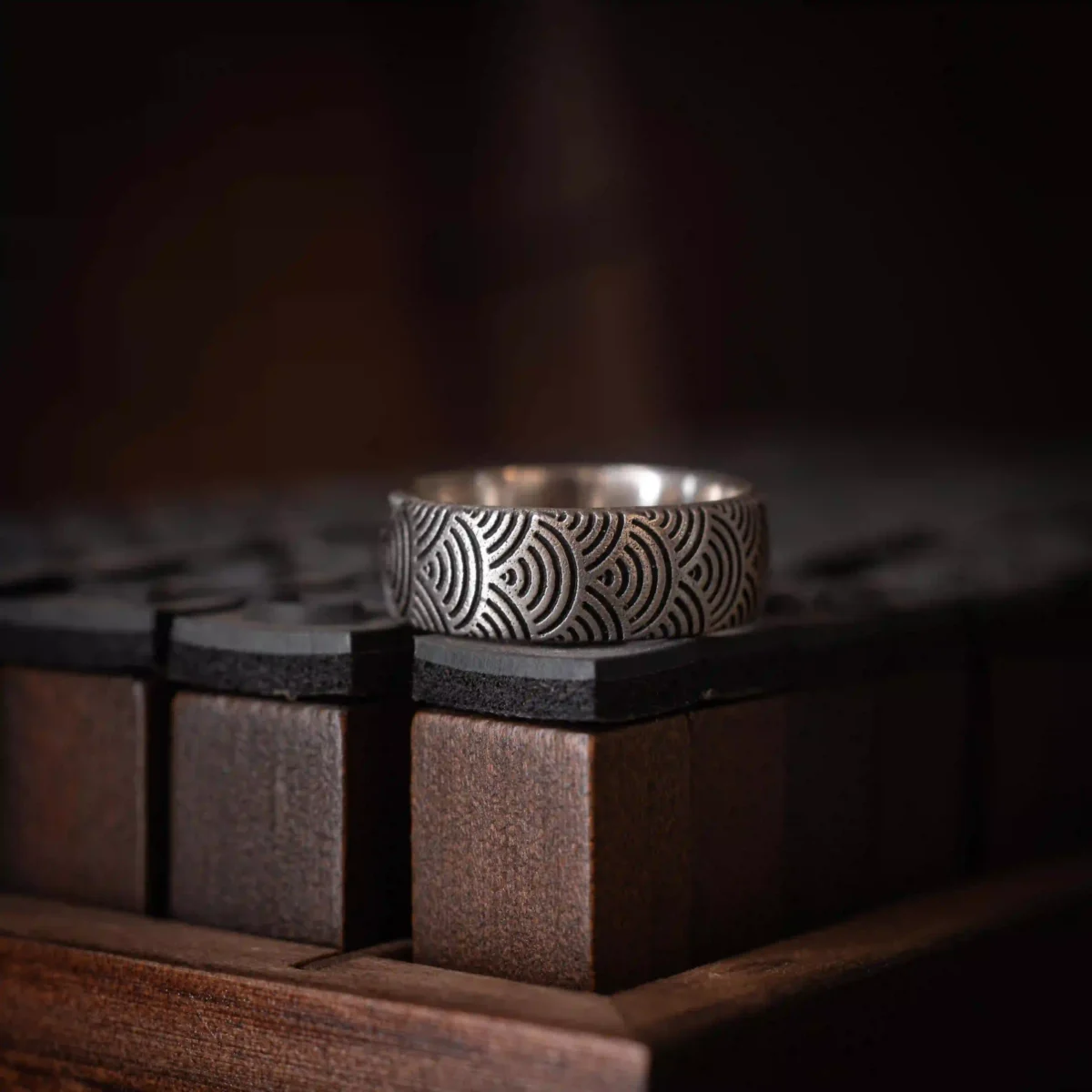 Nhẫn bạc s925 Nami Space Seigaiha RS049