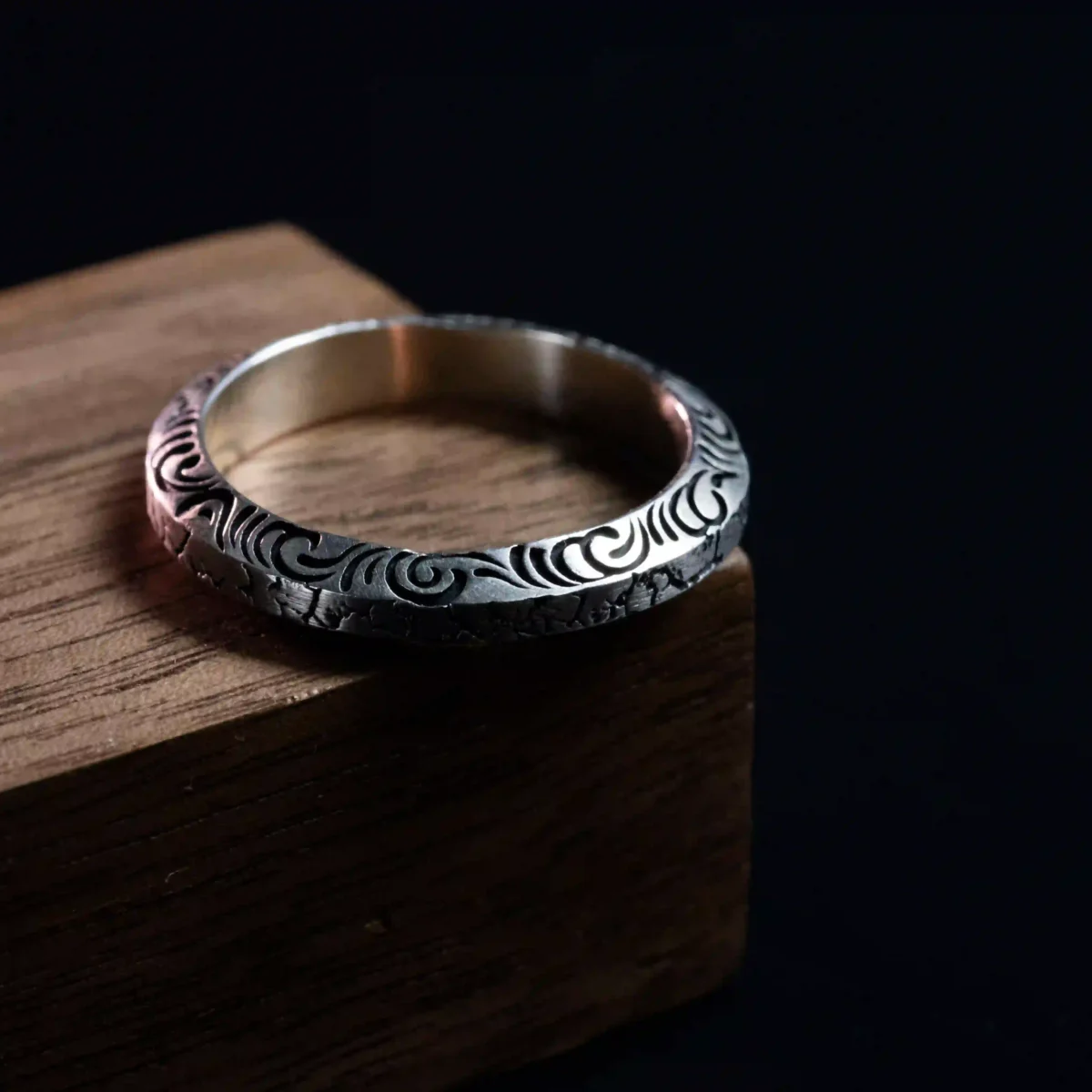 Alternative view of Nhẫn bạc s925 Nami Space Phong Vân Chìm RT045