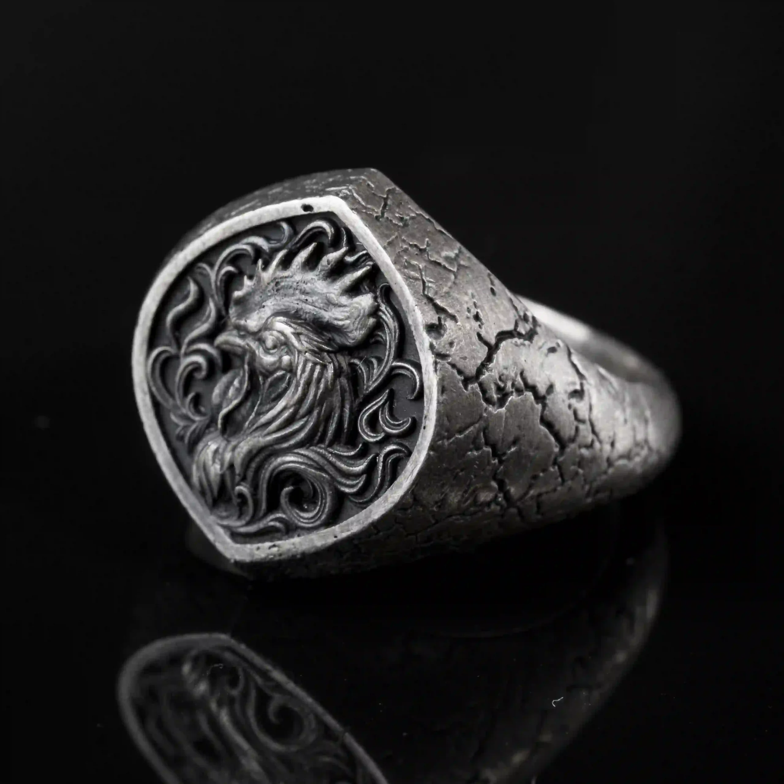 Nhẫn bạc s925 Nami Space Gallus Noctis RS067 - Ảnh 4