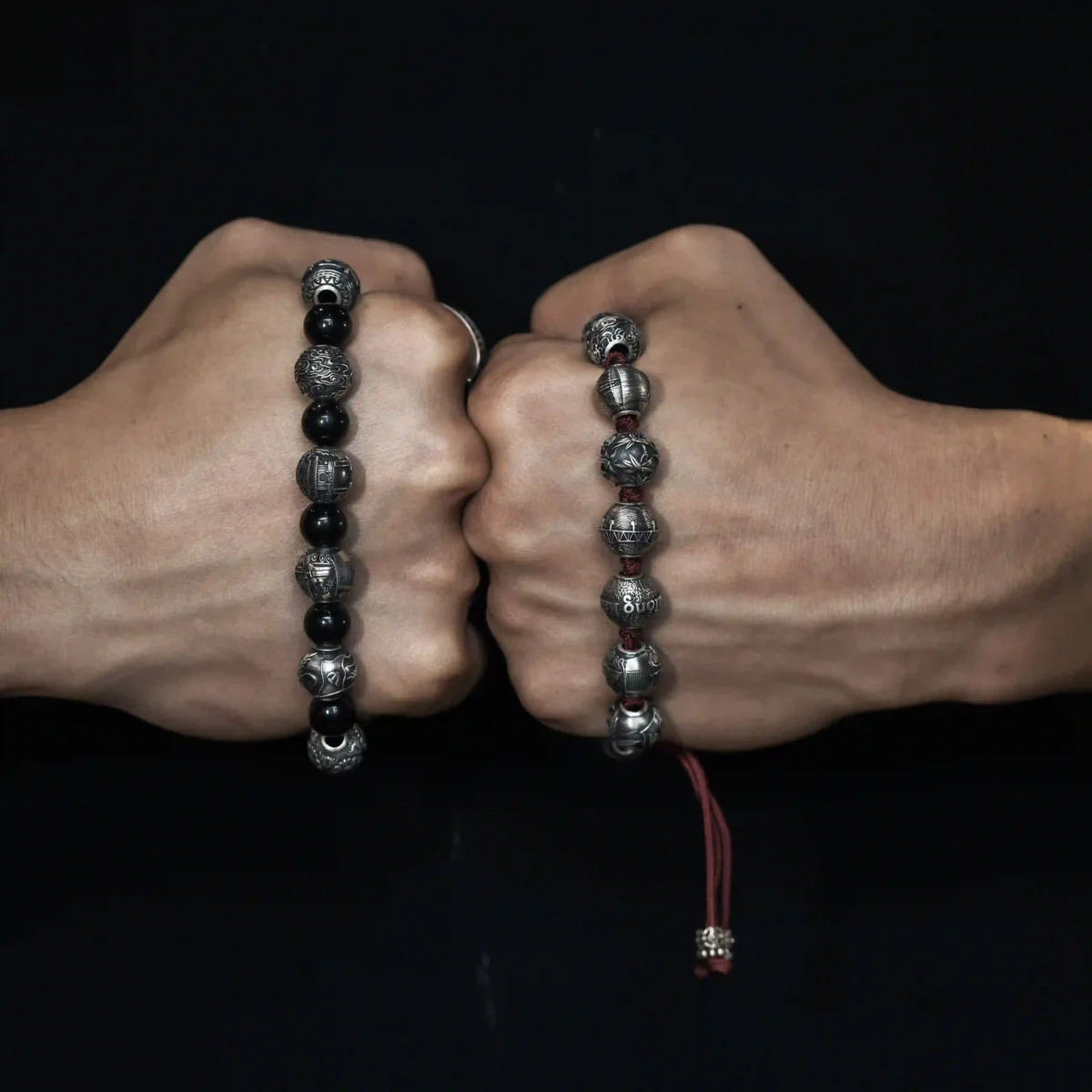 Alternative view of Vòng charm bạc s925 Nami Space Black Soul