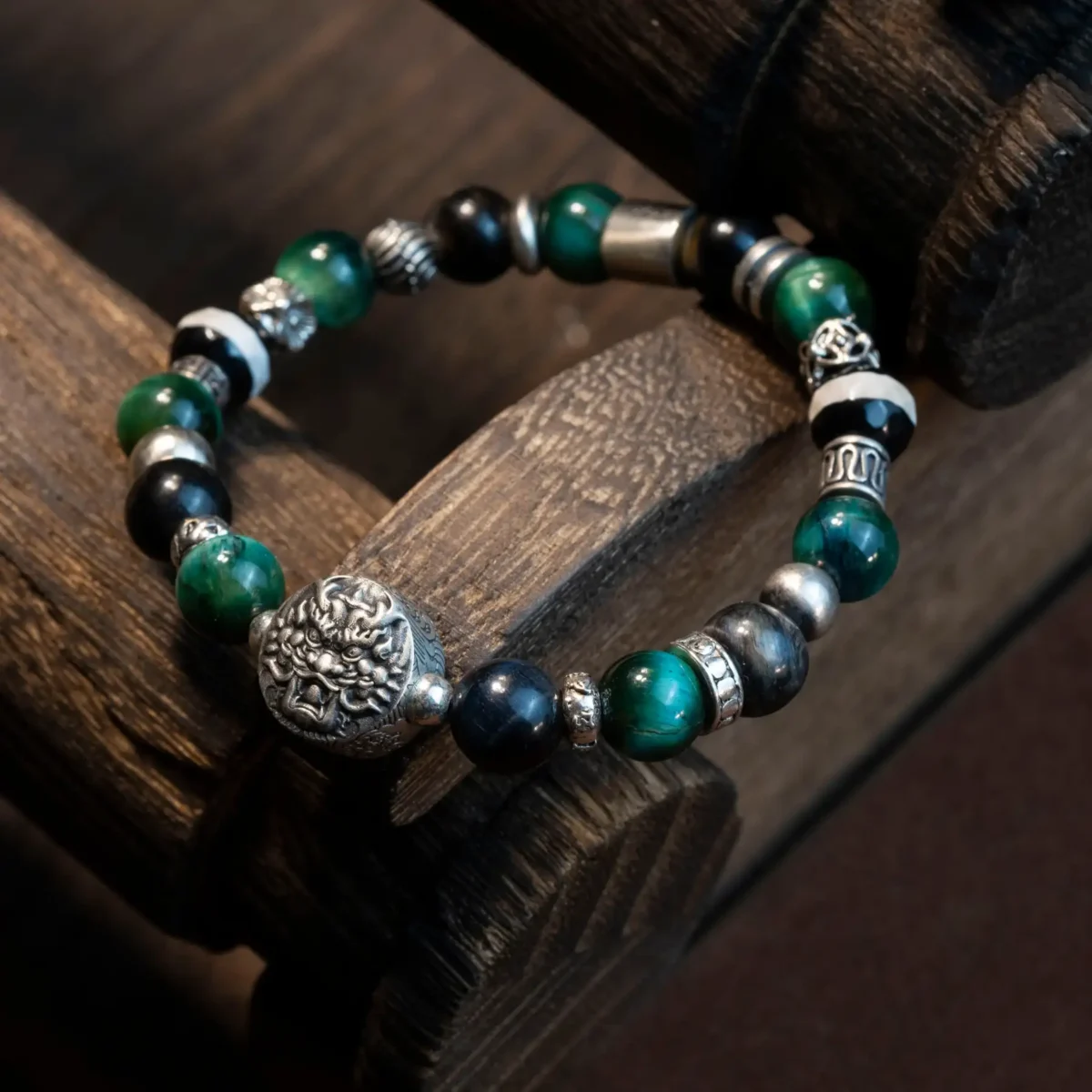 Alternative view of Vòng charm bạc 925 Nami Space Long Quy IV