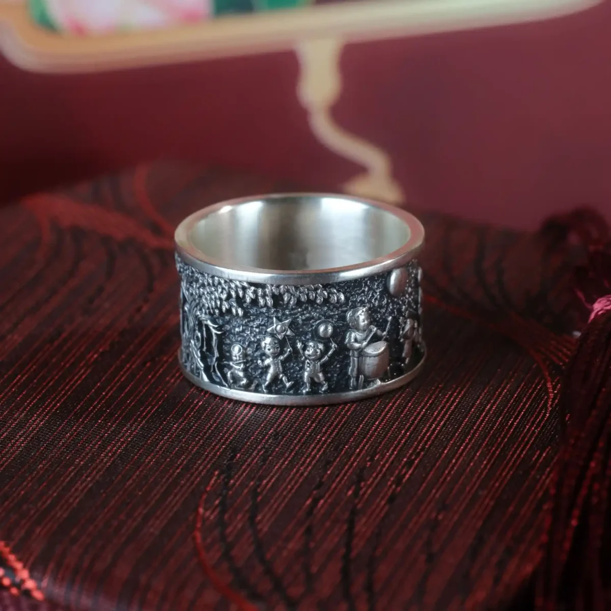 Alternative view of Nhẫn bạc s925 Nami Space Đoàn Viên RT058