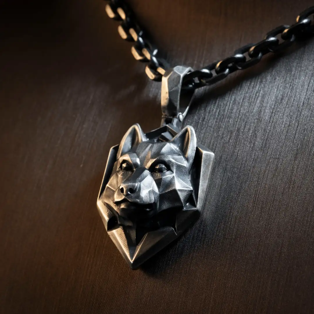 Alternative view of Mặt dây chuyền bạc s925 Nami Space Canis MV029