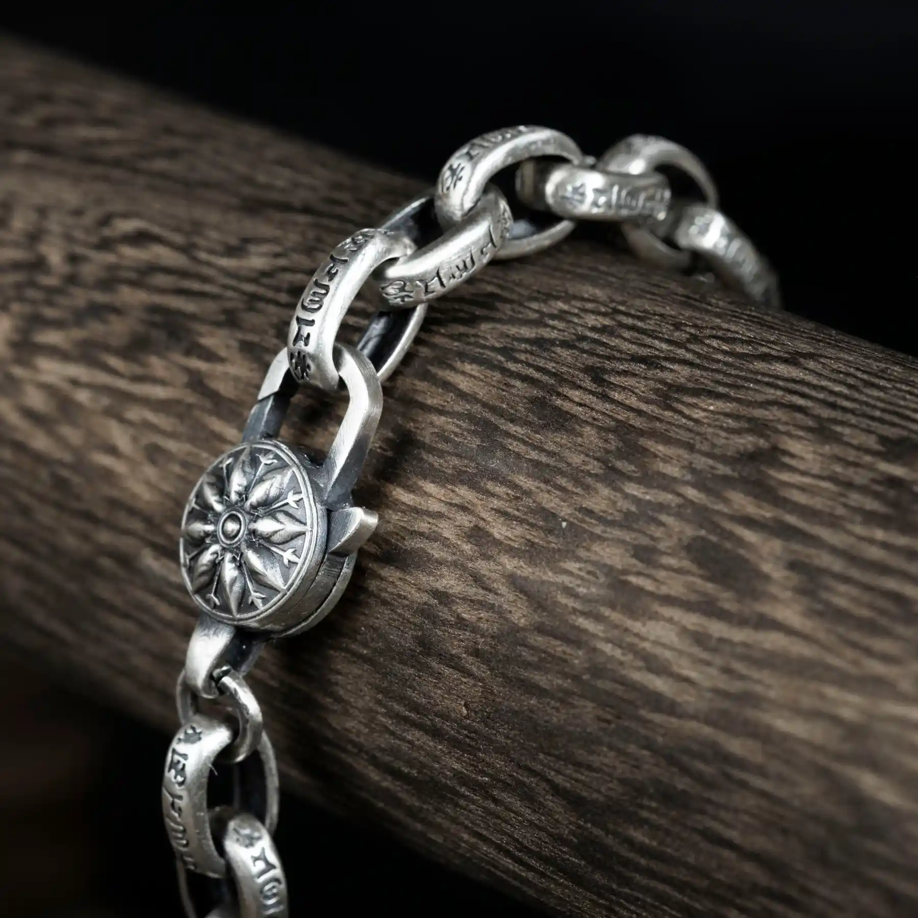 Vòng tay bạc 925 Nami Space Siêu Chú BC012 - Ảnh 2