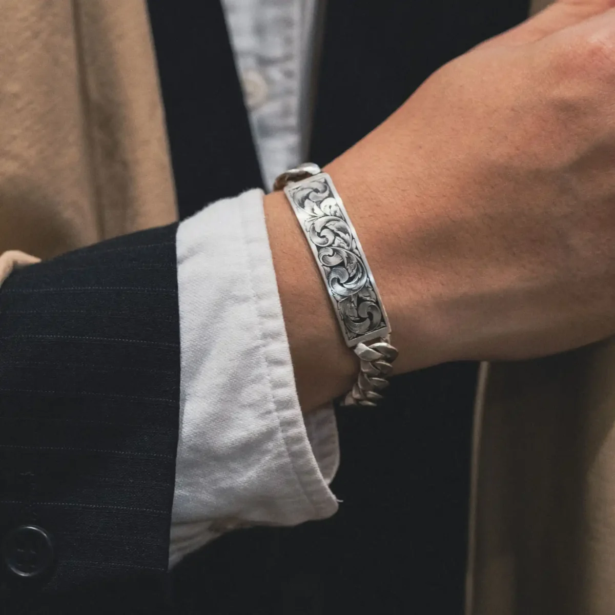 Alternative view of Vòng tay bạc s925 Nami Space Aurelian BC018