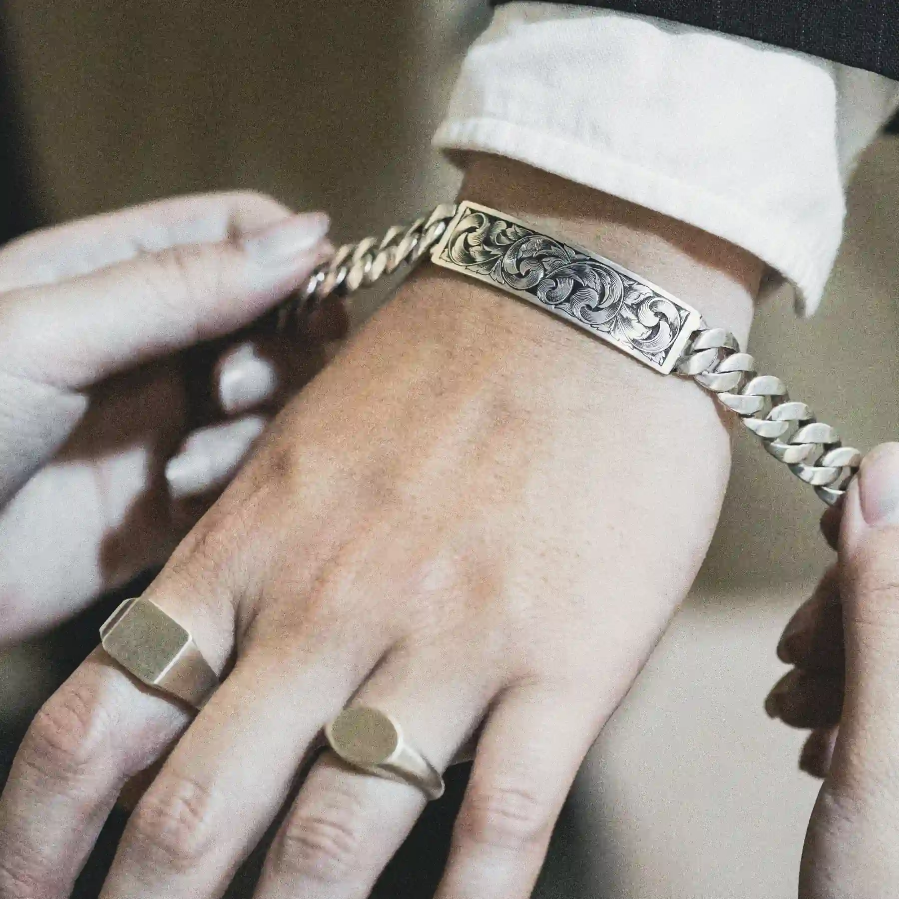 Vòng tay bạc s925 Nami Space Aurelian BC018 - Ảnh 4