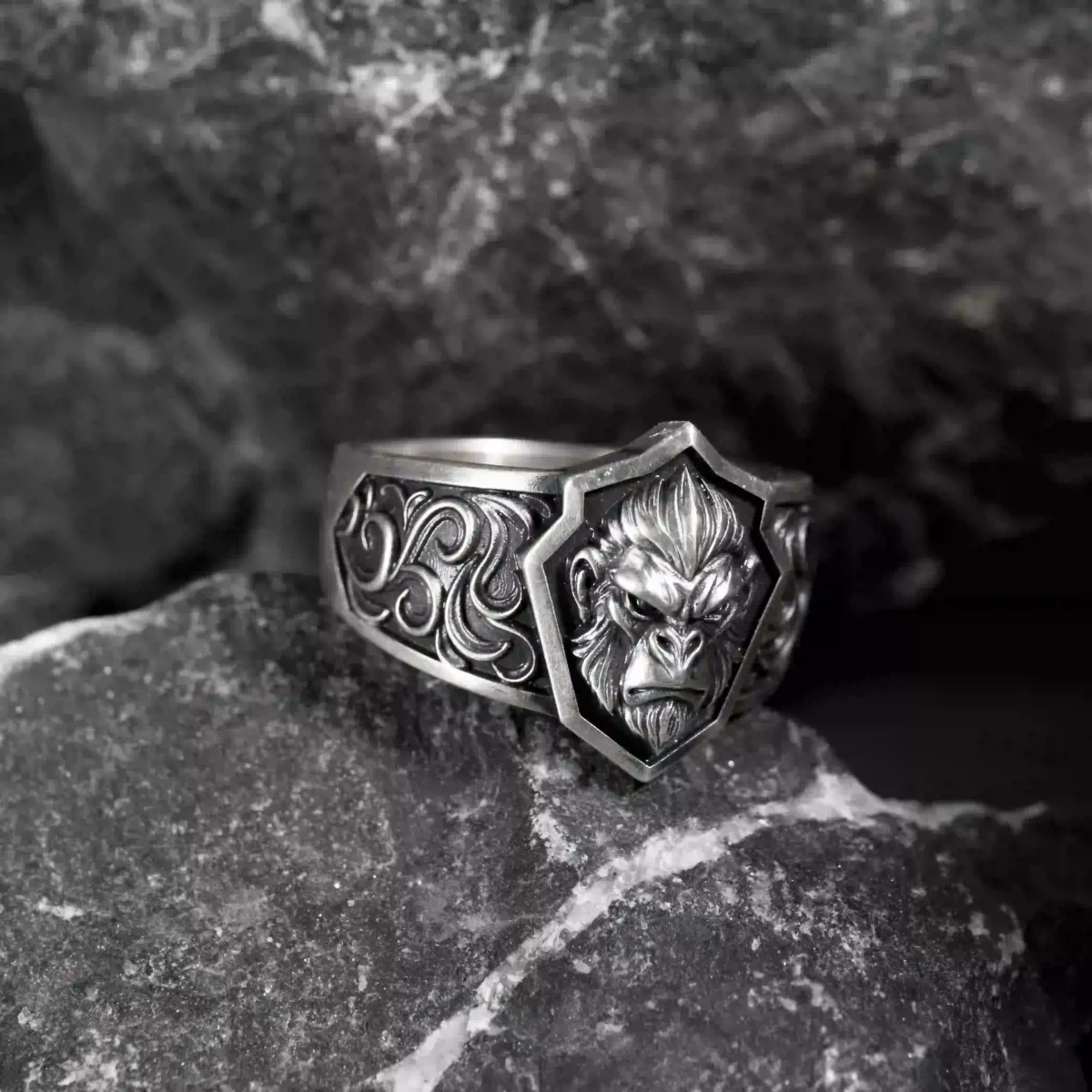 Nhẫn bạc s925 Nami SpaceNhẫn Monkey Noctis RS075