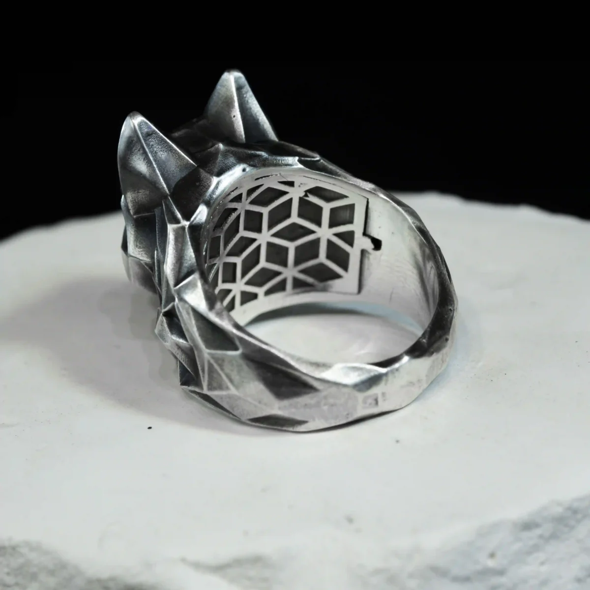 Alternative view of Nhẫn bạc s925 Nami Space Nhẫn Canis Noctis RS072