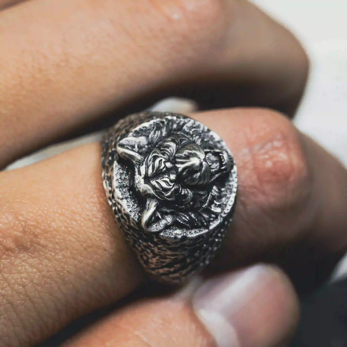 Alternative view of Nhẫn bạc s925 Nami Space  Igris Noctis RS073