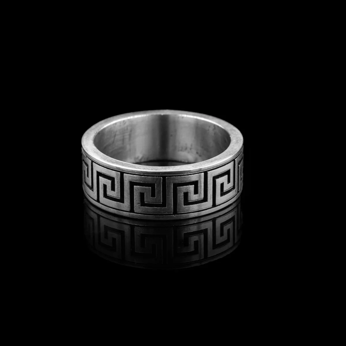 Nhẫn bạc s925 Nami Space Greca RT019