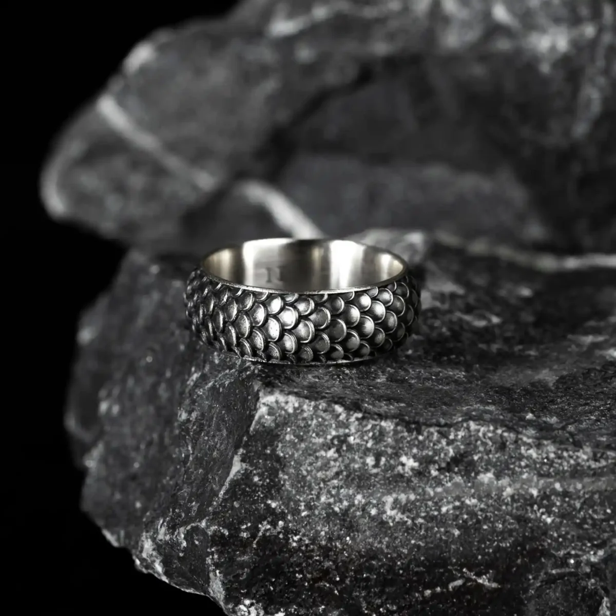 Alternative view of Nhẫn bạc s925 Nami Space Vảy Rồng RT015