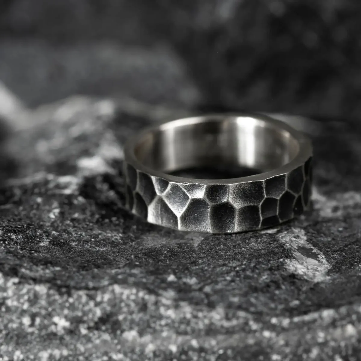 Alternative view of Nhẫn bạc s925 Nami Space Moonfall RT006