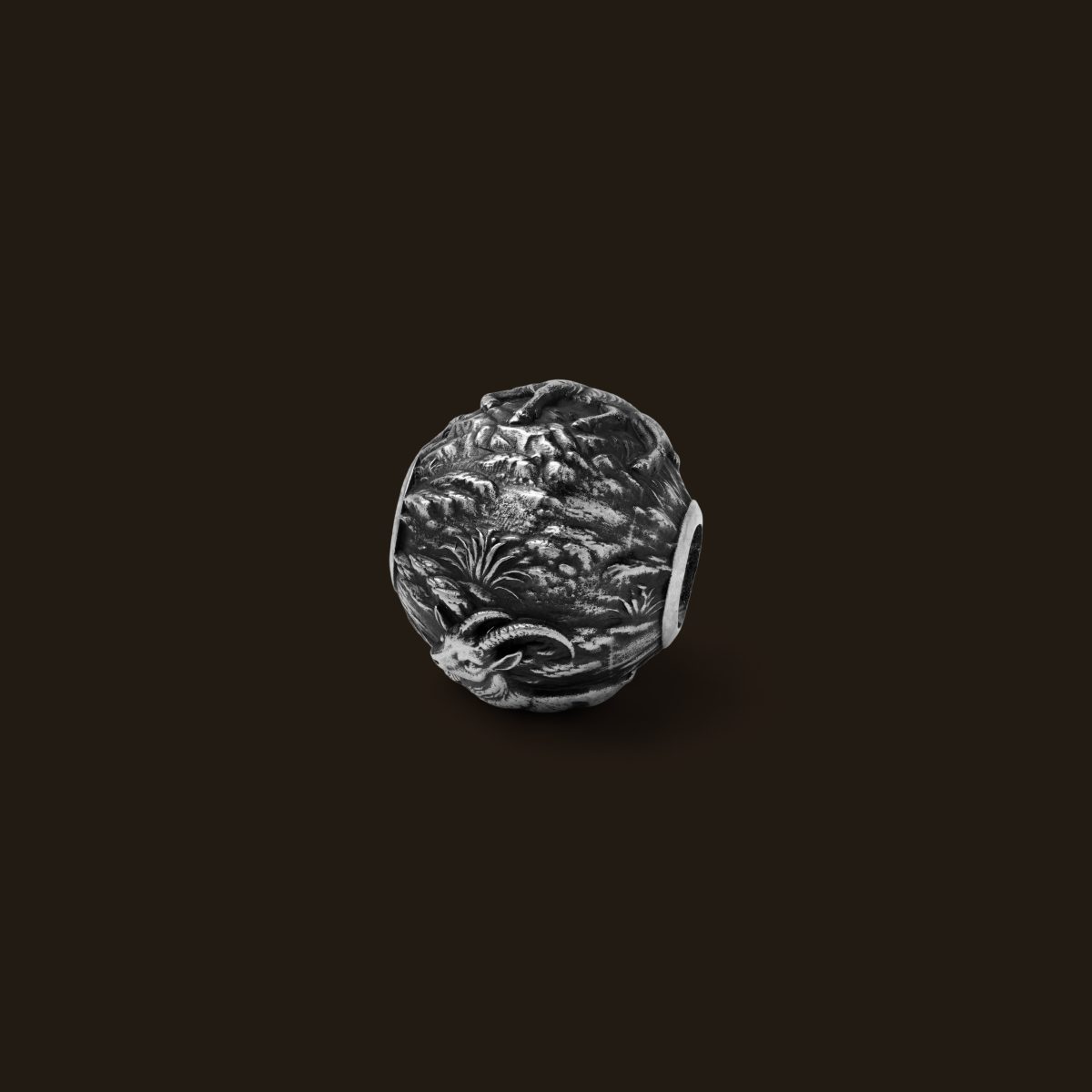 Alternative view of Charm bạc s925 Nami Space CR0183	Charm Capra Noctis TYPE III