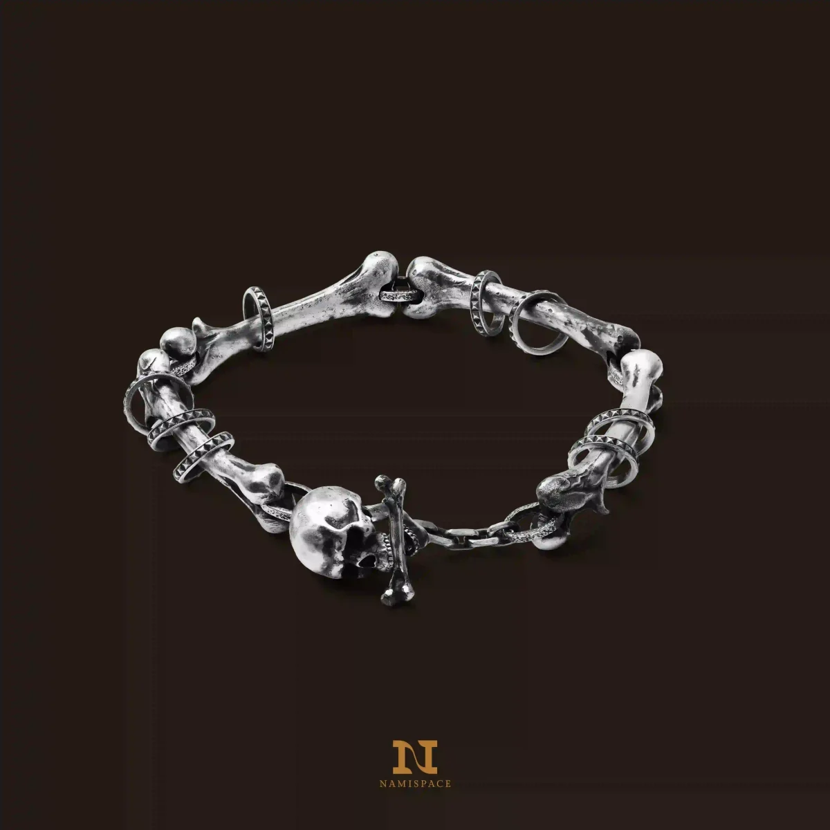 Vòng tay bạc s925 Nami Space Silver Reaper B008