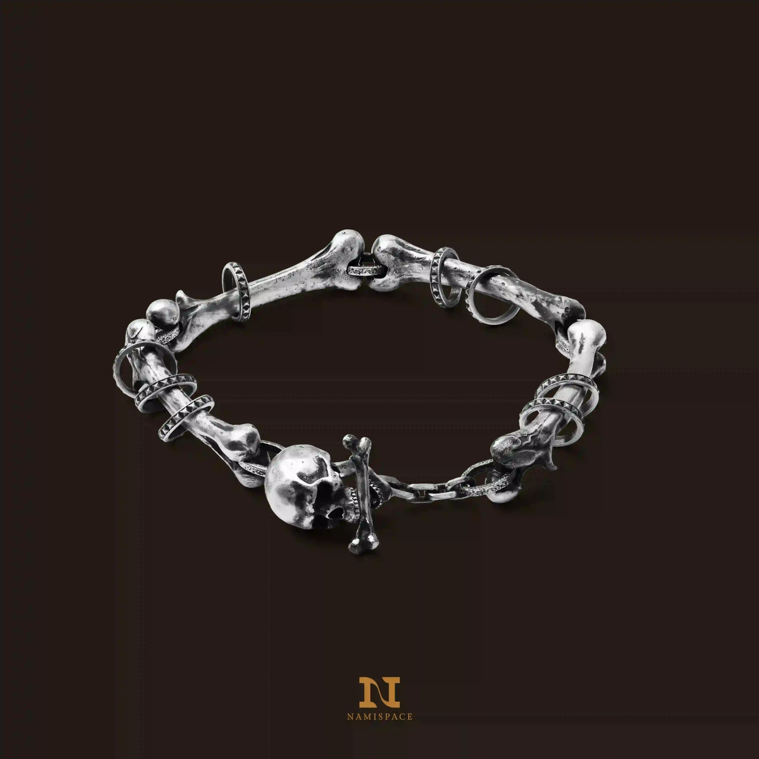 Vòng tay bạc s925 Nami Space Silver Reaper B008
