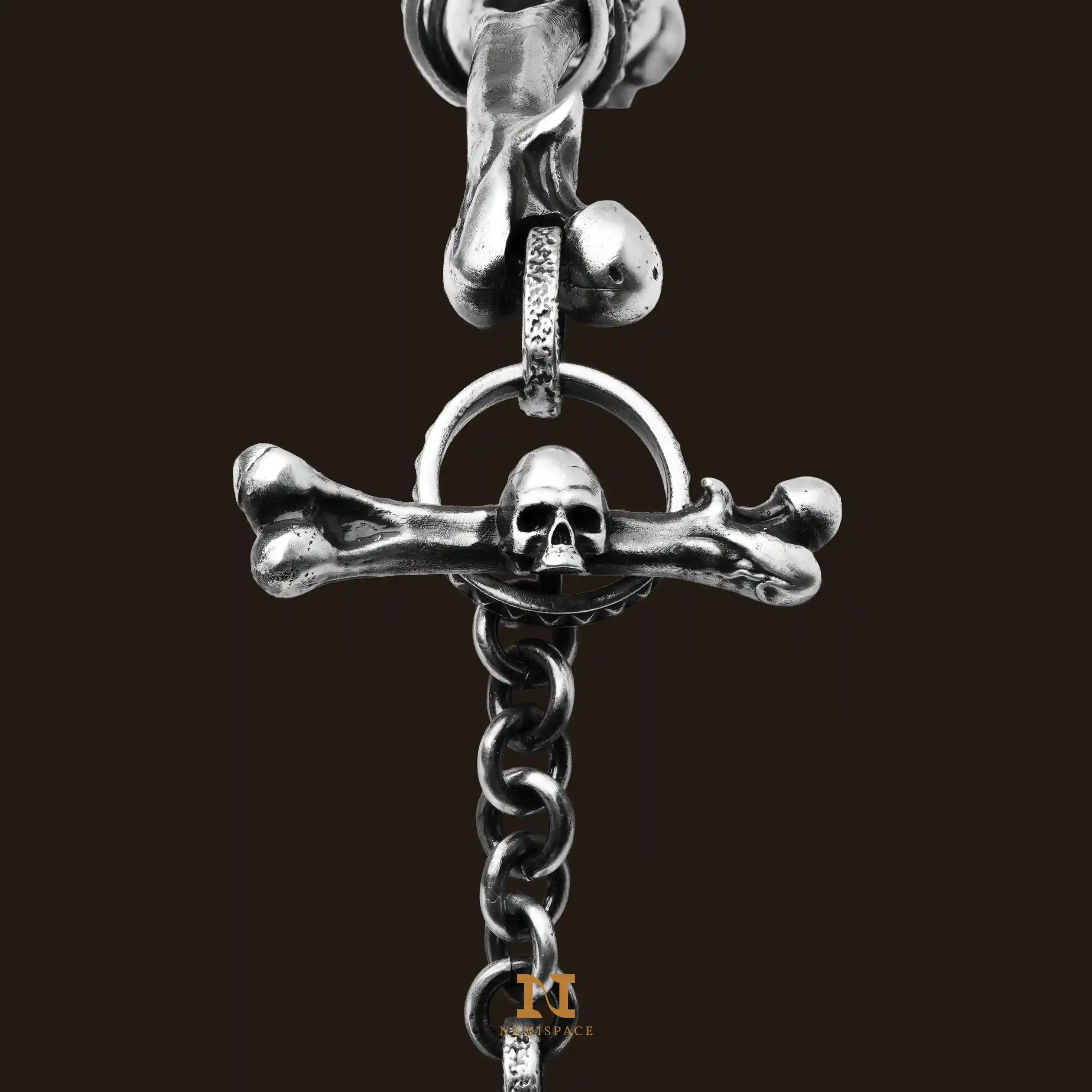 Vòng tay bạc s925 Nami Space Bone Reaper B009 - Ảnh 3