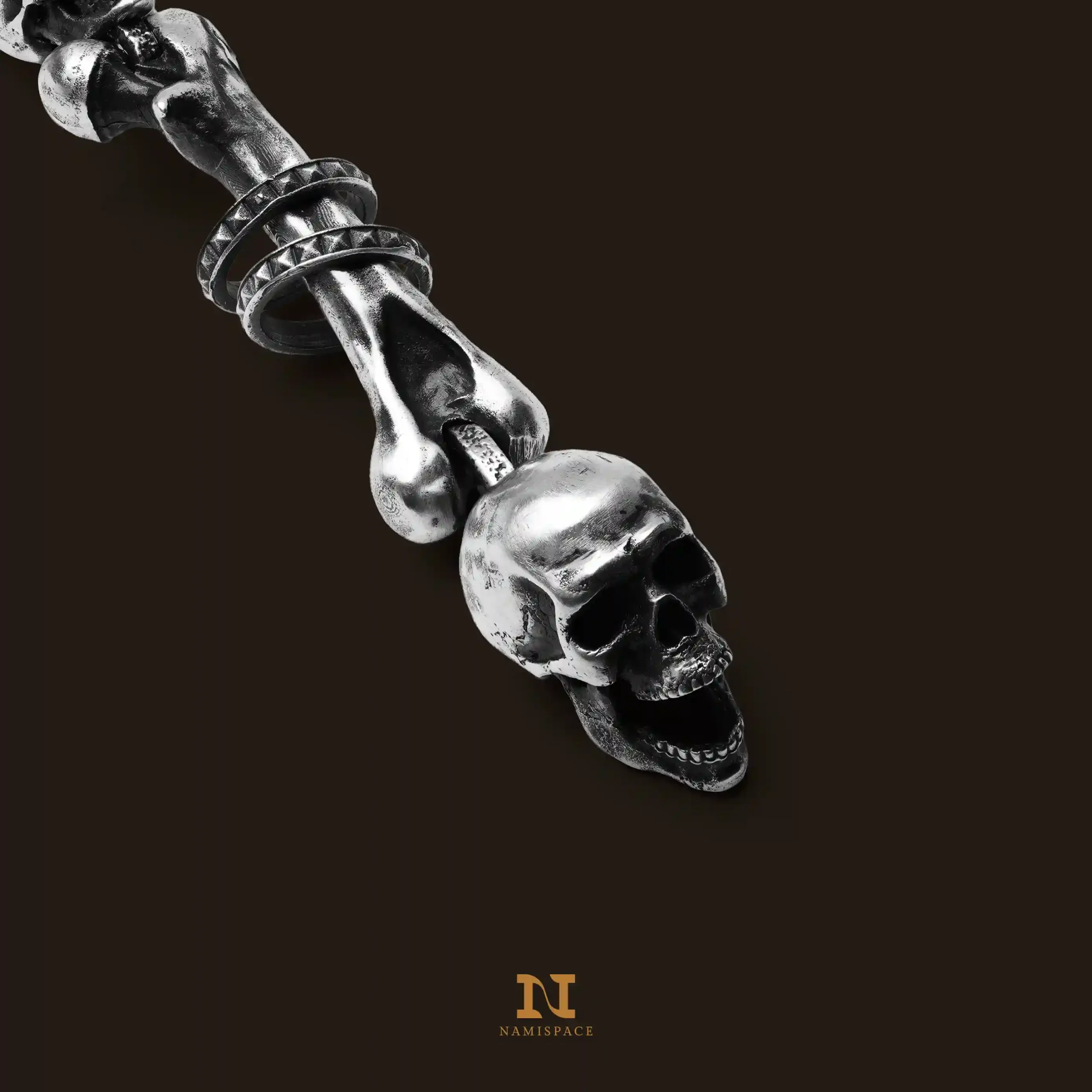 Vòng tay bạc s925 Nami Space Deathbound B010 - Ảnh 3