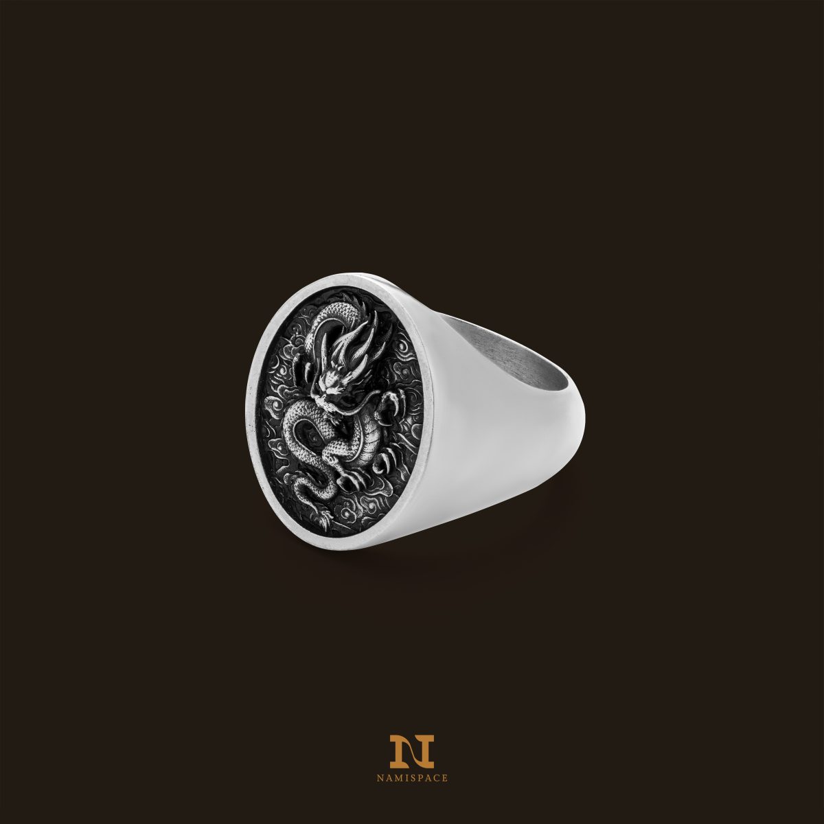 Alternative view of Nhẫn bạc s925 Nami Space RS092	Nhẫn Dragon Soul